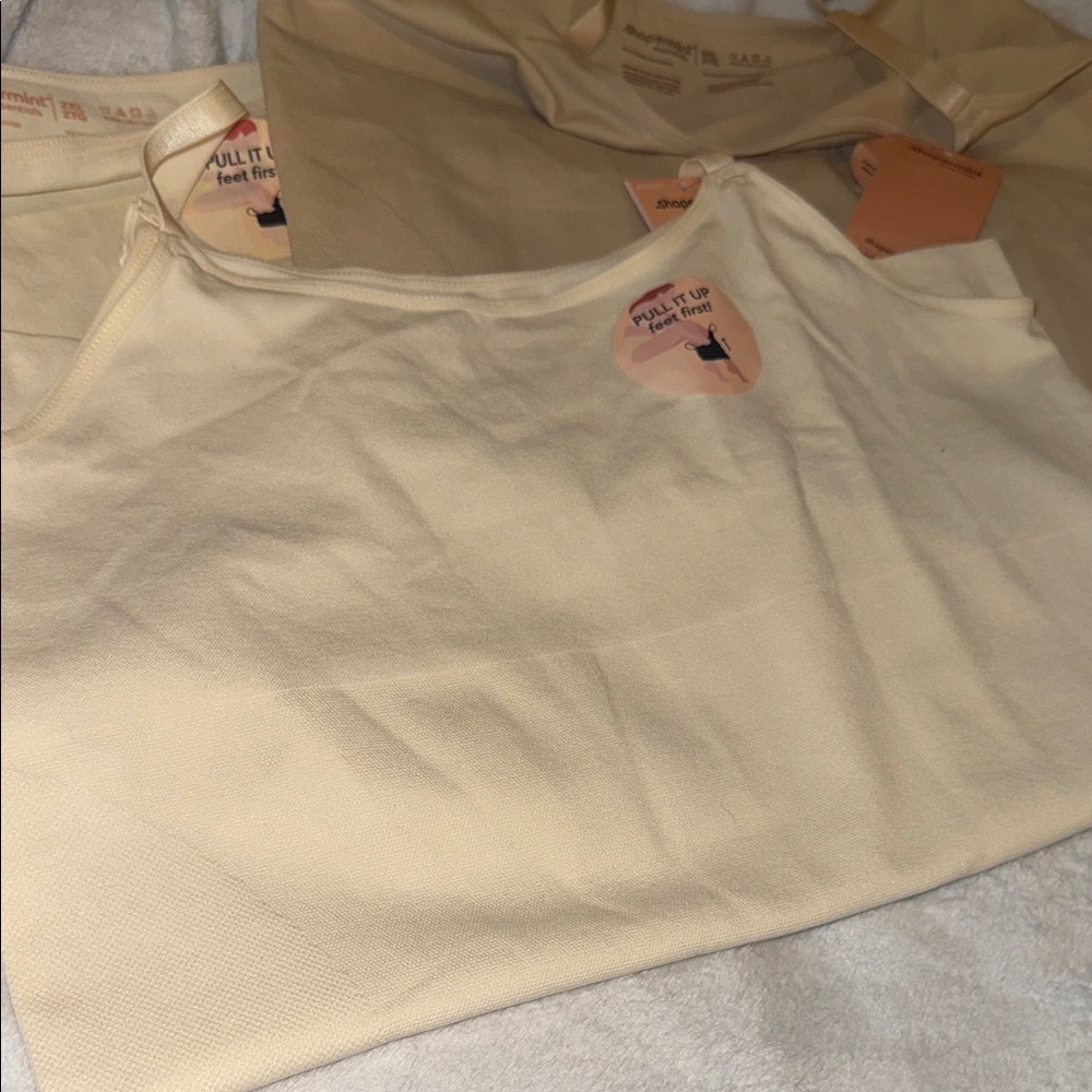 Shapermint Women's Camisoles in Cream and Tan - Picture 13 of 13